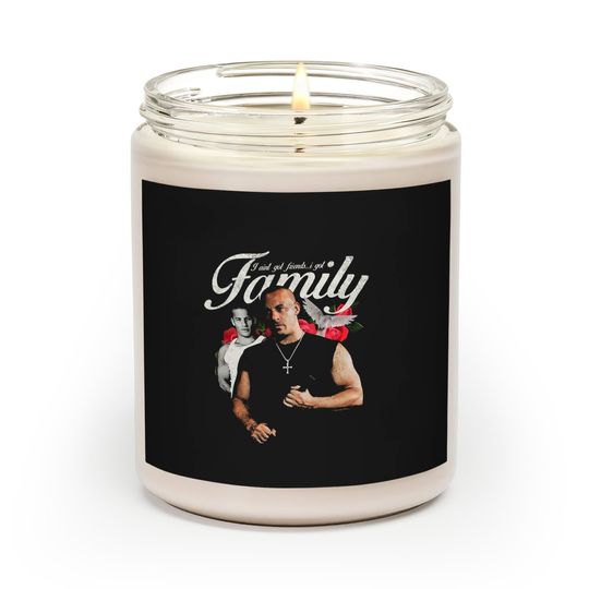 Discover Vintage Dominic Toretto 2Fast 2Furious Scented Candles, Fast And Furious Scented Candles