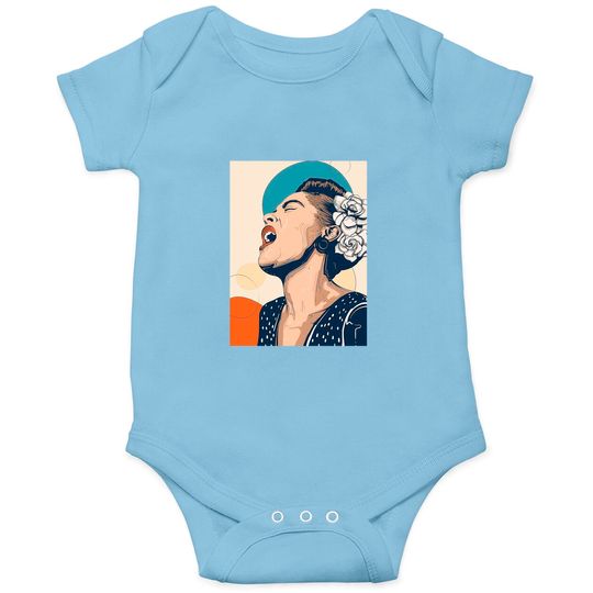 Discover Billie Holiday Onesies