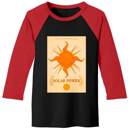 Discover Lorde Solar Power Tour Baseball Tees, Solar Power Tour 2022 T shirt