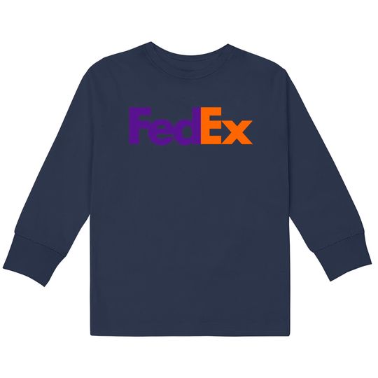 Discover FedEx  Kids Long Sleeve T-Shirts, FedEx Logo TShirt
