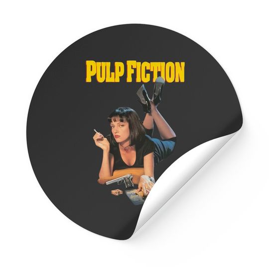 Discover Pulp Fiction Sticker, Pulp Fiction Sticker, Uma Thurman Stickers