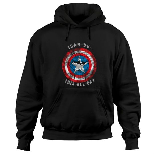 Discover Captain America I can do this all day Hoodies