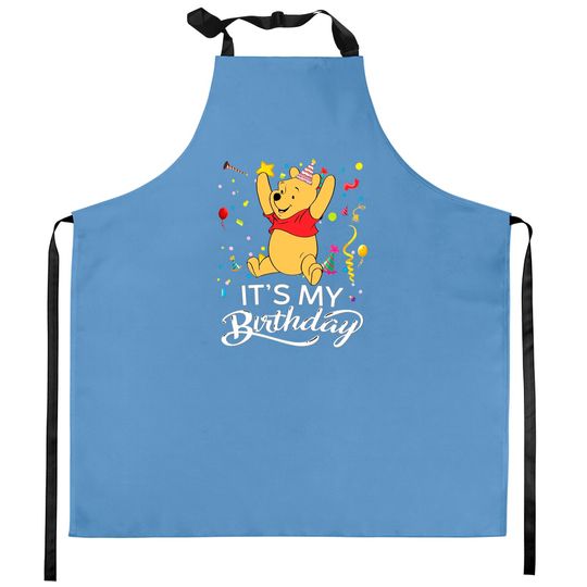Discover Pooh Winnie the Pooh It's My Birthday Kitchen Aprons