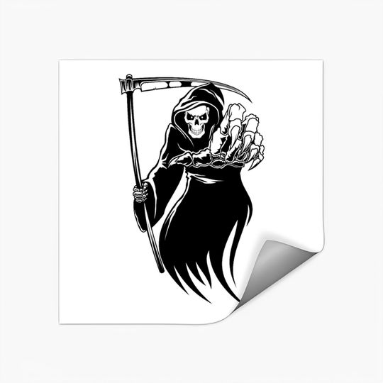 Discover Black Death Grim Stickers