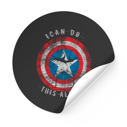 Discover Captain America I can do this all day Stickers
