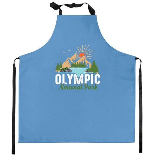 Discover National Park Kitchen Aprons, Olympic Park Clothing, Olympic Park Kitchen Aprons
