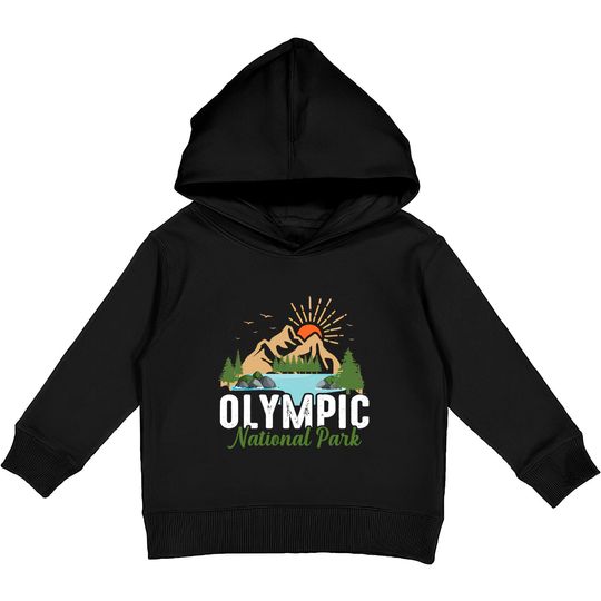 Discover National Park Kids Pullover Hoodies, Olympic Park Clothing, Olympic Park Kids Pullover Hoodies