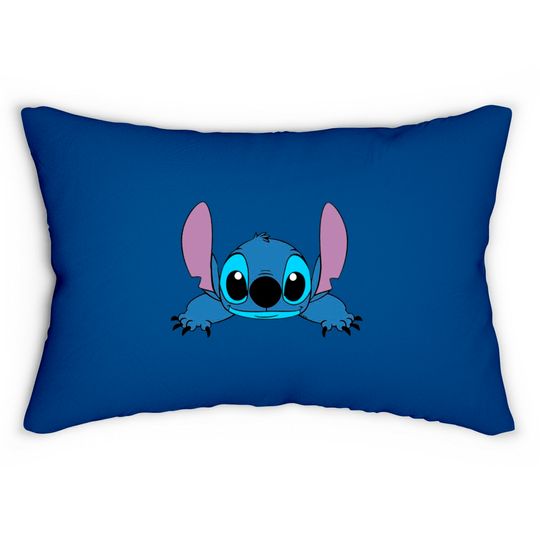 Discover Stitch Lumbar Pillows, Stitch Disney Lumbar Pillows, Disneyland Lumbar Pillows
