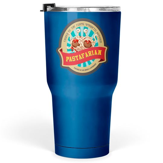 Discover church of flying spaghetti monster Tumblers 30 oz