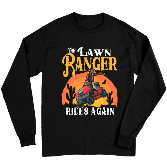 Discover The Lawn Ranger Rides Again Funny Lawn Tractor Mow
