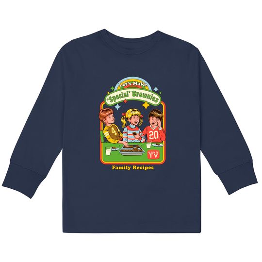 Discover Let's Make Brownies Soon  Kids Long Sleeve T-Shirts