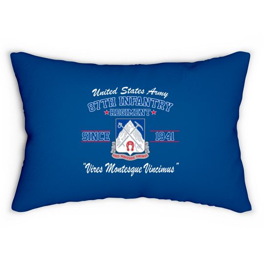 Discover 87Th Infantry Regiment Lumbar Pillows