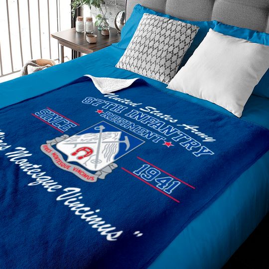 Discover 87Th Infantry Regiment Baby Blankets
