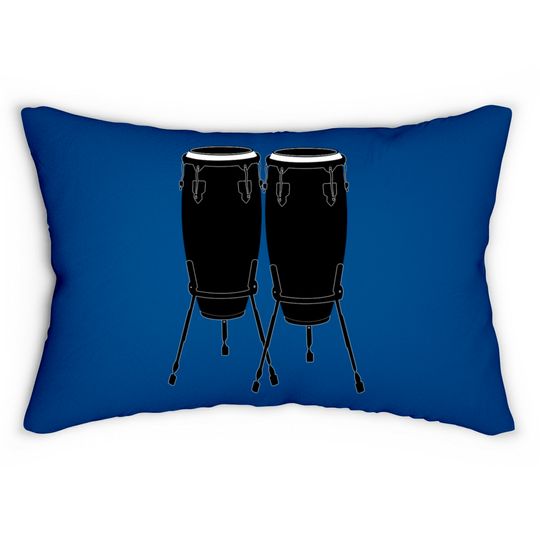 Discover Congas Instrument Lumbar Pillows