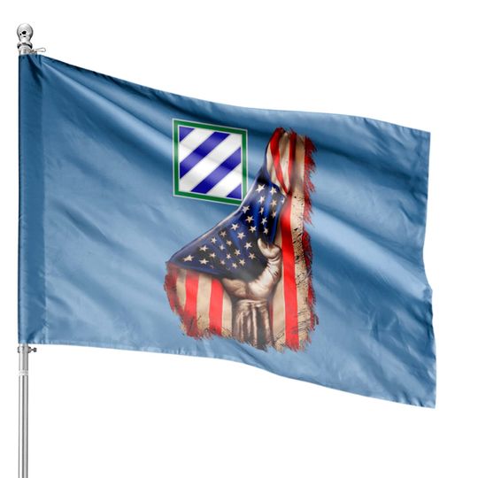 Discover 3rd Infantry Division American Flag House Flags