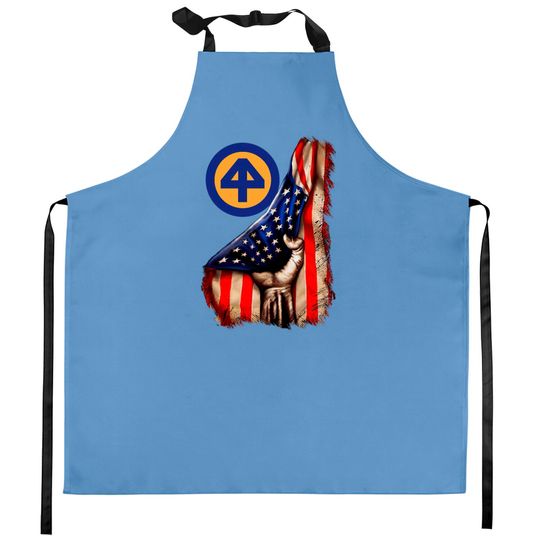 Discover 44th Infantry Division American Flag Kitchen Aprons