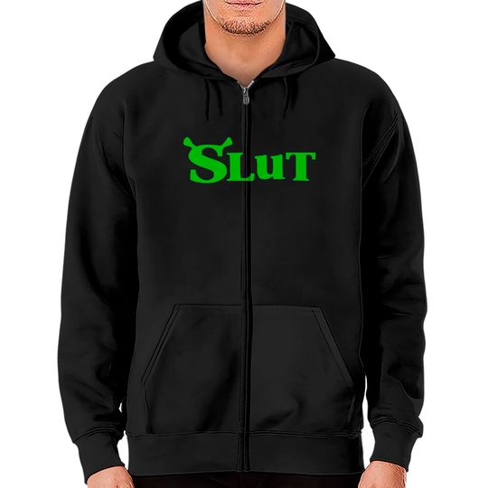 Discover Shrek Slut Zip Hoodies