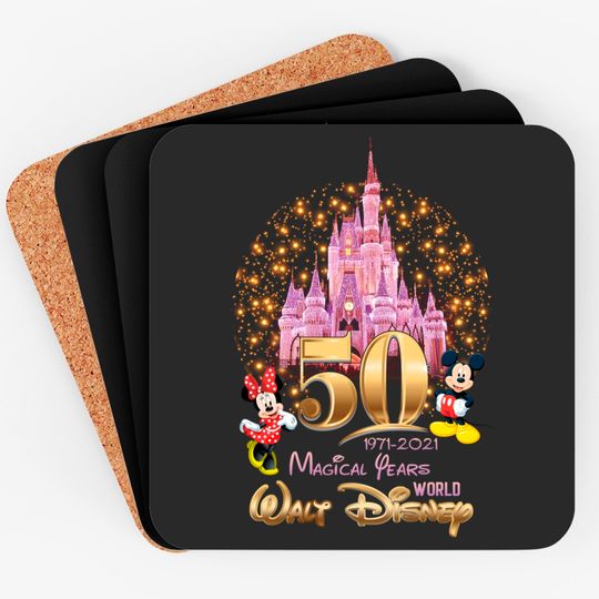 Discover 50th Anniversary Walt Disney World Coasters
