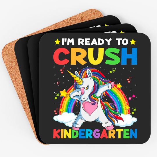 Discover I'm Ready To Crush Kindergarten Coasters