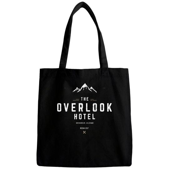 Discover Overlook Hotel modern logo - Overlook Hotel - Bags