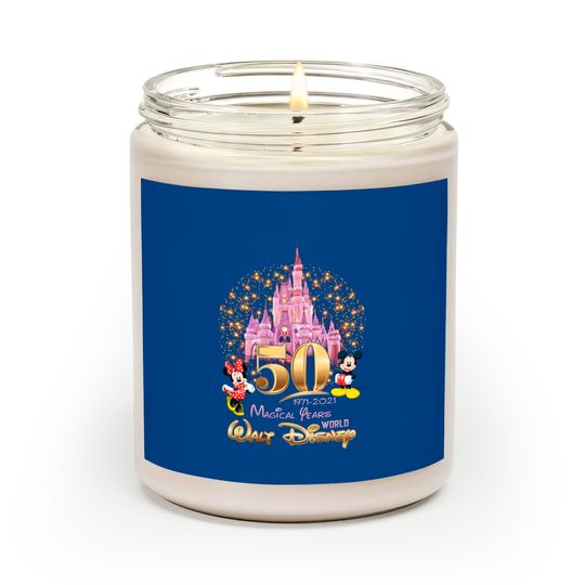 Discover 50th Anniversary Walt Disney World Scented Candles