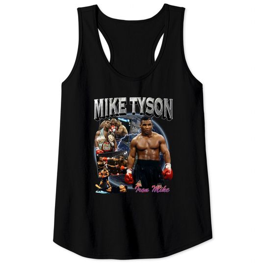 Discover Mike Tyson Retro Inspired Tank Tops Bumbu01