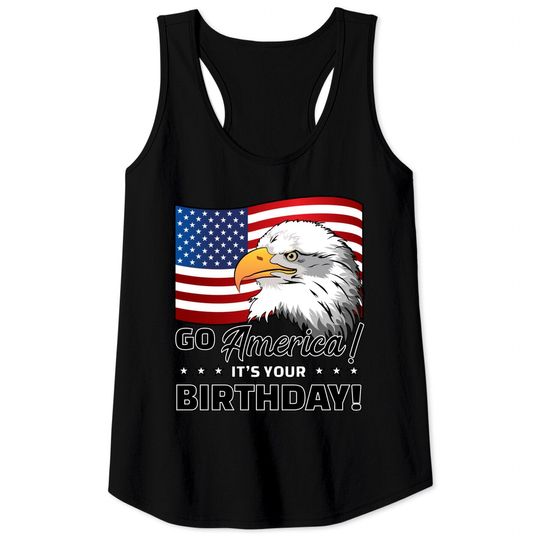 Discover 4th of July American Flag Eagle - 4th Of July - Tank Tops