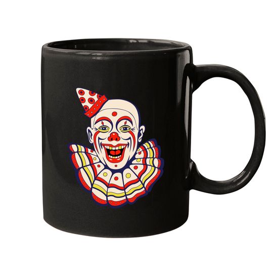 Discover Vintage Circus Clown - Clowns - Mugs