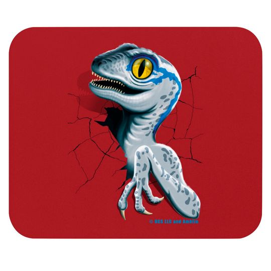 Discover Jurassic World - Baby Blue Raptor - Jurassic World - Mouse Pads