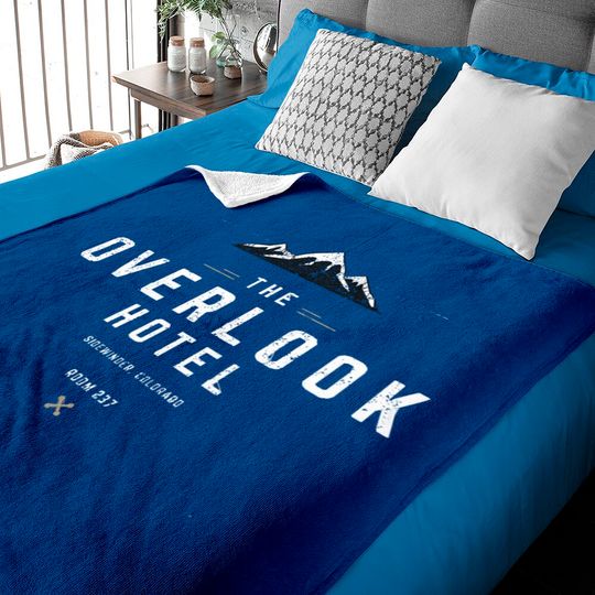 Discover Overlook Hotel modern logo - Overlook Hotel - Baby Blankets