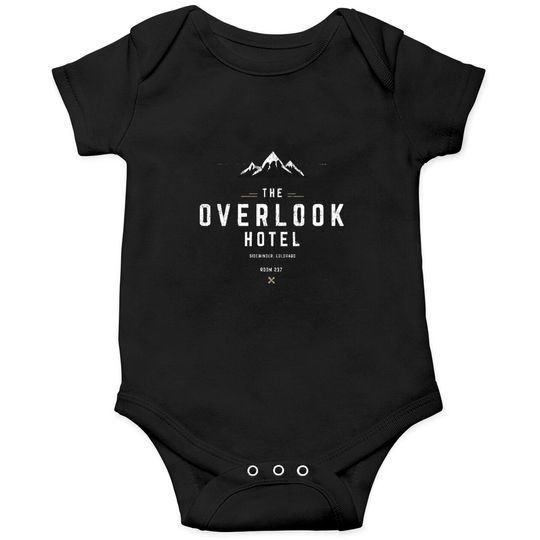 Discover Overlook Hotel modern logo - Overlook Hotel - Onesies