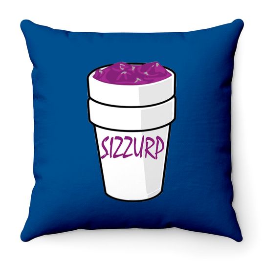 Discover Sizzurp Codein Lean Dirty Cough Syrup Purple Drank Throw Pillows