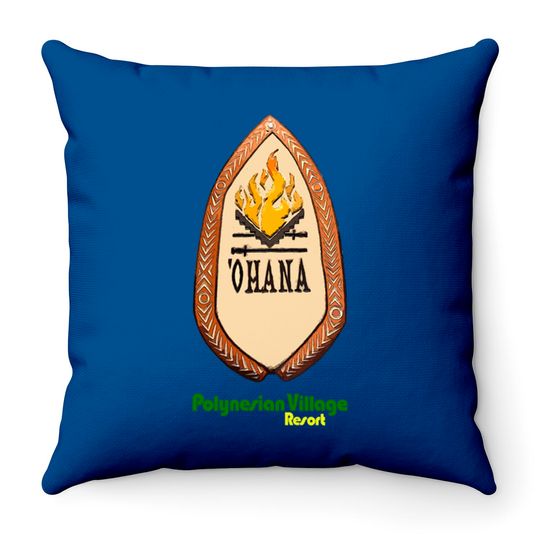 Discover 'Ohana Restaurant Polynesian Village Resort - Ohana - Throw Pillows