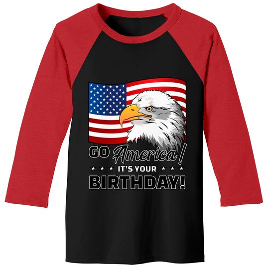 Discover 4th of July American Flag Eagle - 4th Of July - Baseball Tees