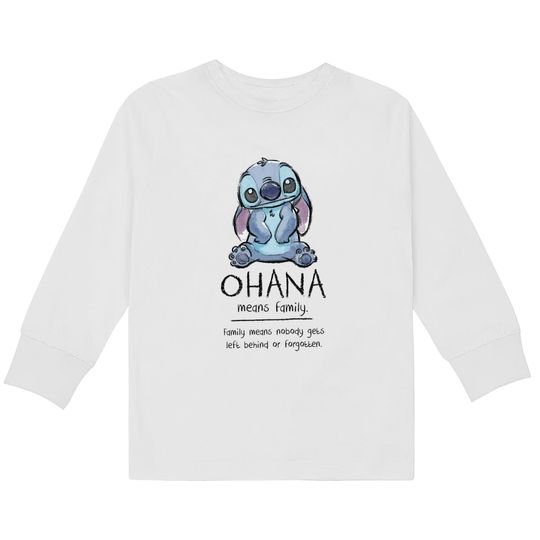 Discover Ohana Means Family - Ohana Stich Stich Lilo Stitch Liloa -  Kids Long Sleeve T-Shirts