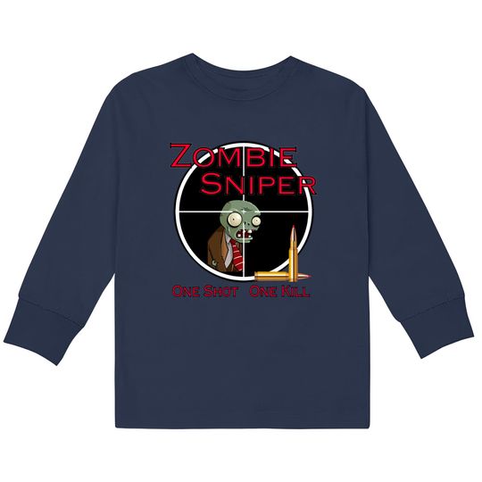 Discover Zombie Sniper Squad - Zombie -  Kids Long Sleeve T-Shirts