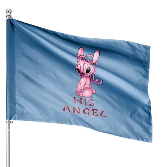Discover His Angel - Lilo And Stitch - House Flags