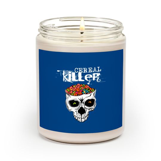 Discover Thread Science Cereal Killer Skull Scented Candles design