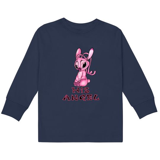 Discover His Angel - Lilo And Stitch -  Kids Long Sleeve T-Shirts