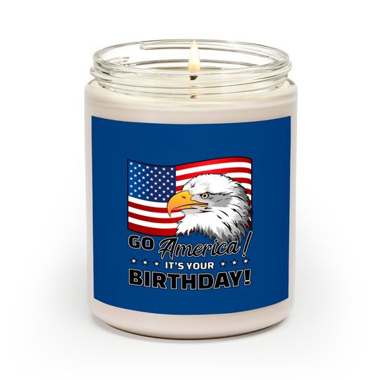 Discover 4th of July American Flag Eagle - 4th Of July - Scented Candles