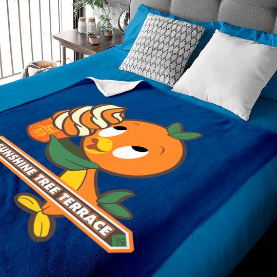 Discover Florida Orange Bird - Sunshine Tree Terrace - Disney Orange Bird - Baby Blankets