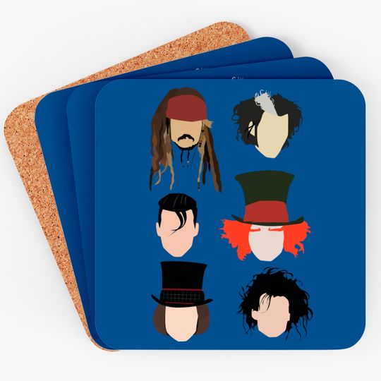 Discover Johnny Depp Characters - Johnny Depp - Coasters