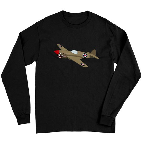 Discover Flying Tiger (Large Design) - Ww2 Plane - Long Sleeves