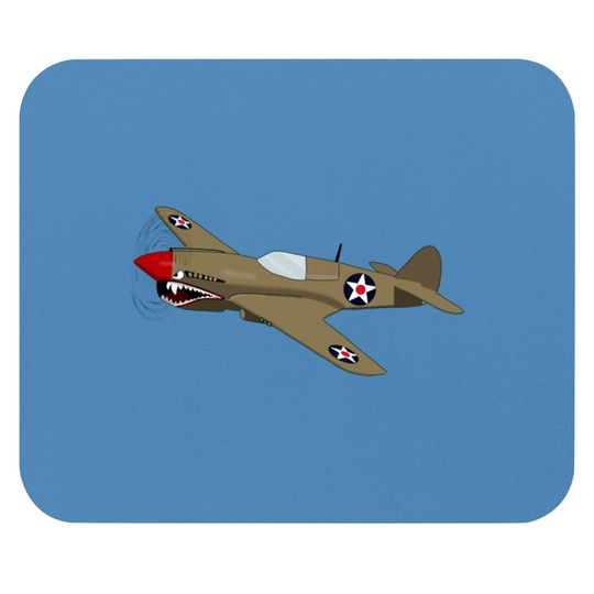 Discover Flying Tiger (Large Design) - Ww2 Plane - Mouse Pads