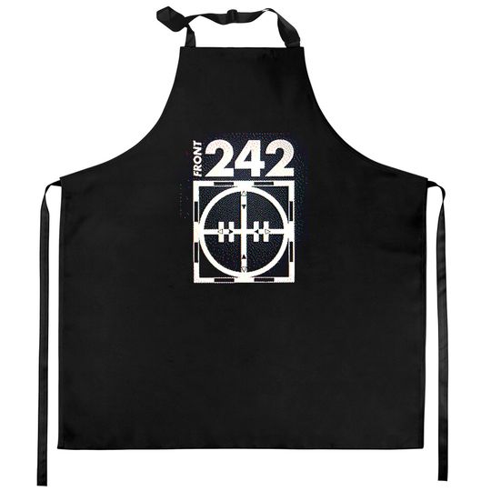 Discover Front 242 †† Glitch 3D Logo Fanart Design - Front 242 - Kitchen Aprons
