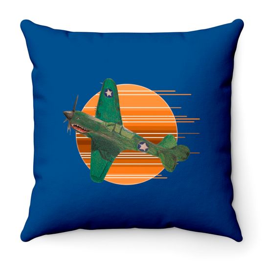 Discover P-40 Warhawk - Wwii - Throw Pillows