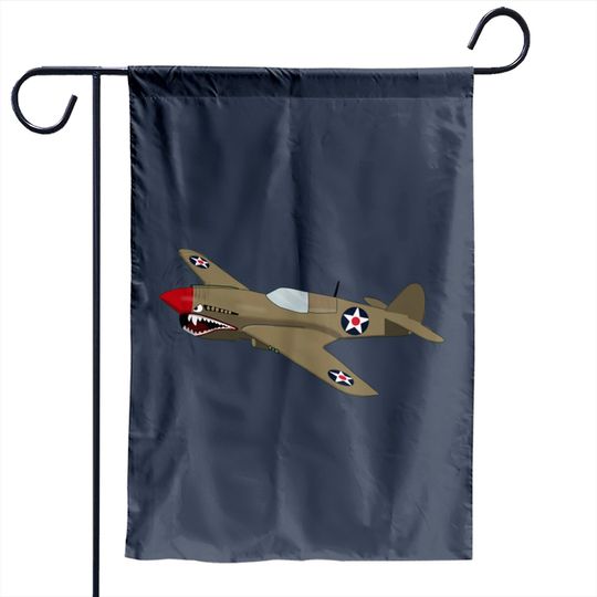 Discover Flying Tiger (Large Design) - Ww2 Plane - Garden Flags