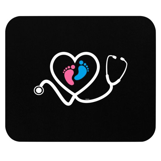 Discover Obstetric Nurse Baby Feet - Nurse - Mouse Pads
