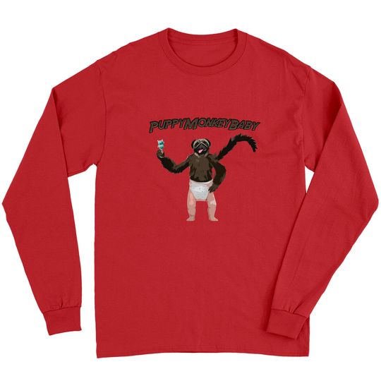 Discover PuppyMonkeyBaby Puppy Monkey Baby Funny Commercial - Mountain Dew - Long Sleeves