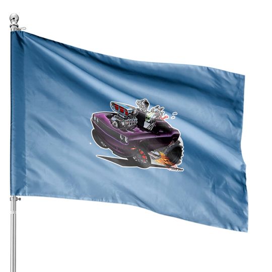 Discover Dodge Challenger Plum Crazy Purple - Challenger - House Flags